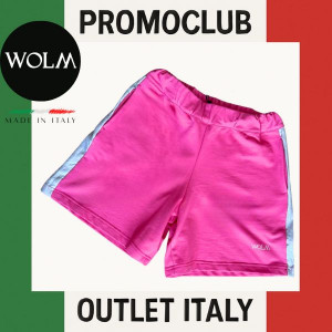 Дамски панталонки WOLM: No Man's Land, 100% памук, размер S, розов, Италия